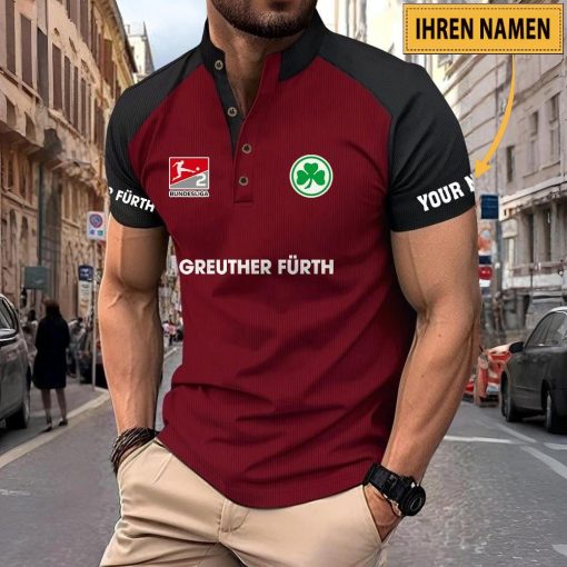 SpVgg Greuther Fürth Individueller Name Neues Design Sport-Poloshirt SpVgg Greuther Fürth Individueller Name Neues Design Sport-Poloshirt