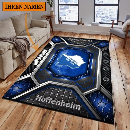 TSG 1899 Hoffenheim Individueller Name Neues Design Bodenteppich