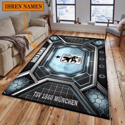 TSV 1860 München Individueller Name Neues Design Bodenteppich