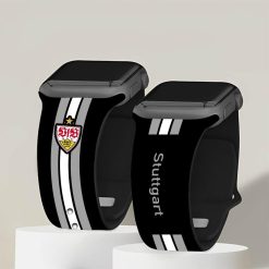 VfB Stuttgart Neue Version Apple-Watch Silikonarmband