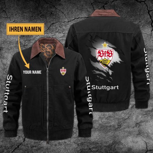 VfB Stuttgart Individueller Name Neues Design Zip-Jacke VfB Stuttgart Individueller Name Neues Design Zip-Jacke