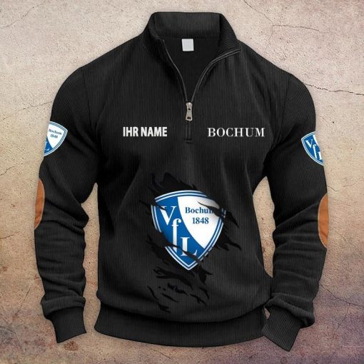 VfL Bochum 1848 Individueller Name Neue Version Halbzip-Pullover VfL Bochum 1848 Individueller Name Neue Version Halbzip-Pullover