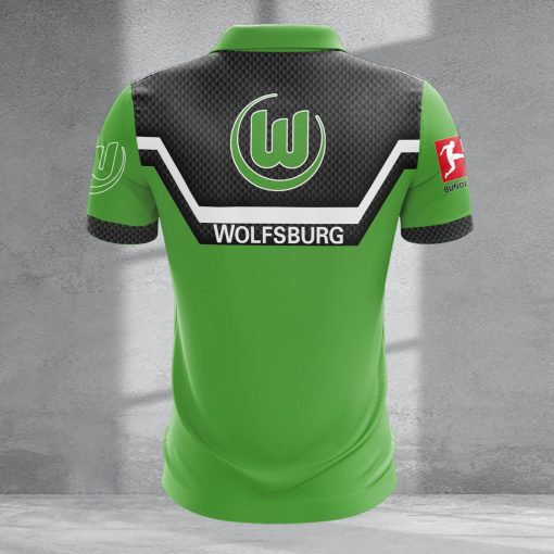 VfL Wolfsburg Individueller Name Neue Version Reißverschluss Poloshirt VfL Wolfsburg Individueller Name Neue Version Reißverschluss Poloshirt
