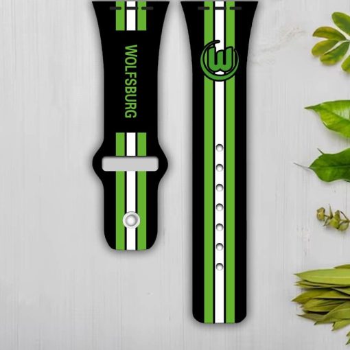 VfL Wolfsburg Neue Version Apple-Watch Silikonarmband VfL Wolfsburg Neue Version Apple-Watch Silikonarmband