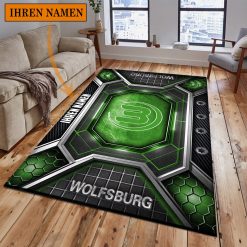 VfL Wolfsburg Individueller Name Neues Design Bodenteppich