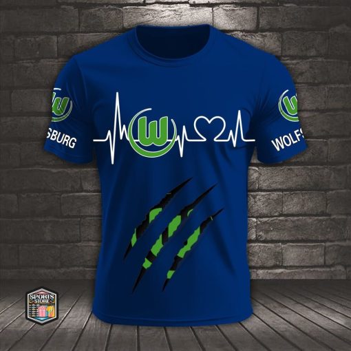 VfL Wolfsburg Neues Design T-Shirt VfL Wolfsburg Neues Design T-Shirt