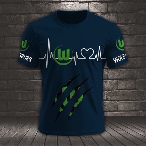 VfL Wolfsburg Neues Design T-Shirt VfL Wolfsburg Neues Design T-Shirt