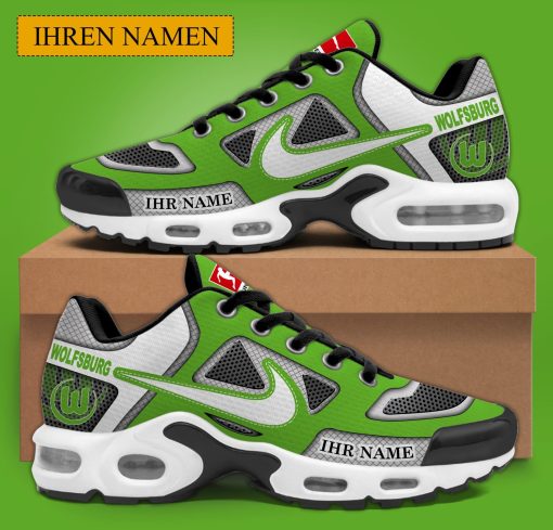 VfL Wolfsburg Individueller Name Neues Design BW Air Max Plus Schuhe VfL Wolfsburg Individueller Name Neues Design BW Air Max Plus Schuhe
