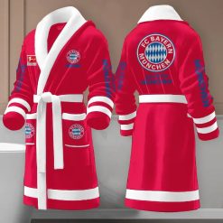 Bayern München Individueller Name Neue Edition Fleece-Bademantel
