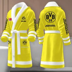Borussia Dortmund Individueller Name Neue Edition Fleece-Bademantel