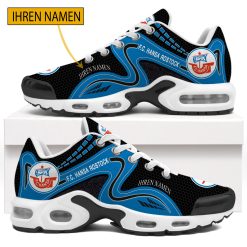 FC Hansa Rostock Individueller Name Sonderausgabe BW Air Max Plus Schuhe