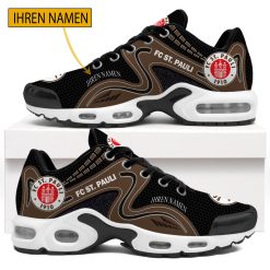 FC St. Pauli Individueller Name Sonderausgabe BW Air Max Plus Schuhe
