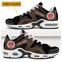 FC St. Pauli Individueller Name Sonderausgabe BW Air Max Plus Schuhe