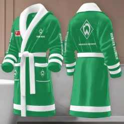 SV Werder Bremen Individueller Name Neue Edition Fleece-Bademantel