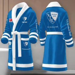 VfL Bochum 1848 Individueller Name Neue Edition Fleece-Bademantel