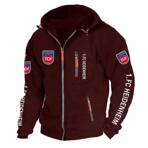 1. FC Heidenheim Neue Version Zip-Up-Jacke