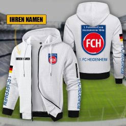 1. FC Heidenheim Individueller Name Sportlicher Stil Sport-Hoodie