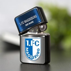 1. FC Magdeburg Individueller Name Neues Design Zippo-Feuerzeug