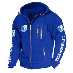 1. FC Magdeburg Neue Version Zip-Up-Jacke