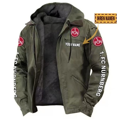 1. FC Nürnberg Individueller Name Neue Version Kapuzenjacke 1. FC Nürnberg Individueller Name Neue Version Kapuzenjacke