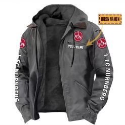 1. FC Nürnberg Individueller Name Neue Version Kapuzenjacke
