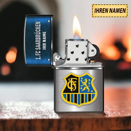 1. FC Saarbrücken Individueller Name Neues Design Zippo-Feuerzeug