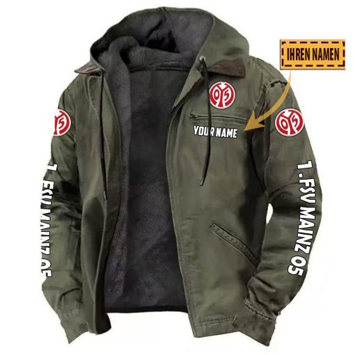 1. FSV Mainz 05 Individueller Name Neue Version Kapuzenjacke 1. FSV Mainz 05 Individueller Name Neue Version Kapuzenjacke