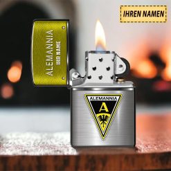 Alemannia Aachen Individueller Name Neues Design Zippo-Feuerzeug