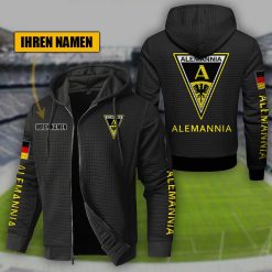 Alemannia Aachen Individueller Name Sportlicher Stil Sport-Hoodie