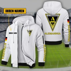 Alemannia Aachen Individueller Name Sportlicher Stil Sport-Hoodie