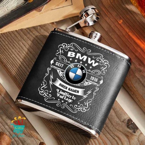 BMW Individueller Name Limitierte Auflage Flachmann