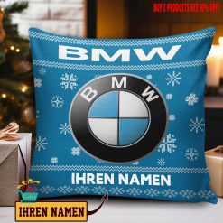 BMW Individueller Name Limitierte Auflage Quadratischer Kissenbezug