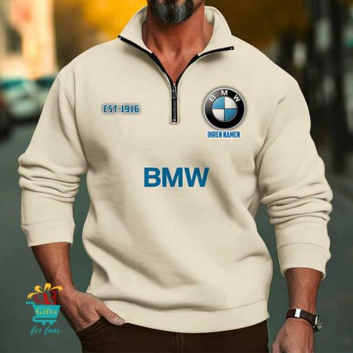 BMW Individueller Name Limitierte Auflage Reißverschluss Sweatshirt