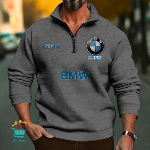 BMW Individueller Name Limitierte Auflage Reißverschluss Sweatshirt