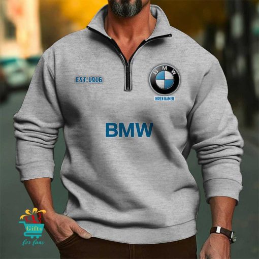 BMW Individueller Name Limitierte Auflage Reißverschluss Sweatshirt