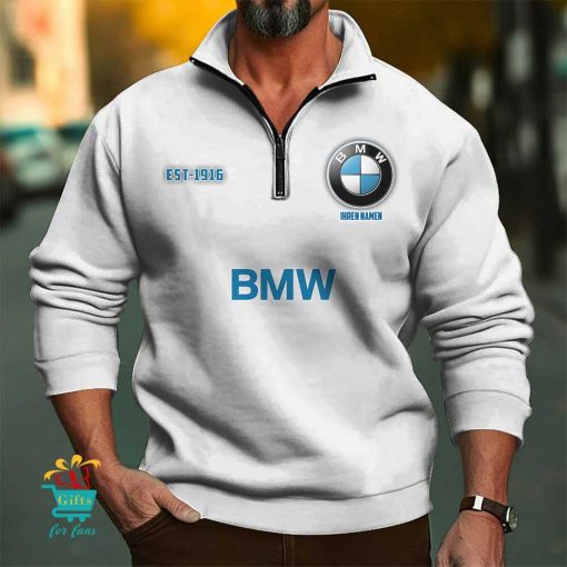 BMW Individueller Name Limitierte Auflage Reißverschluss Sweatshirt