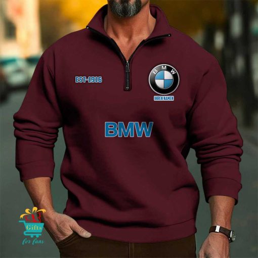 BMW Individueller Name Limitierte Auflage Reißverschluss Sweatshirt