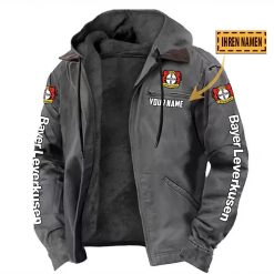 Bayer 04 Leverkusen Individueller Name Neue Version Kapuzenjacke