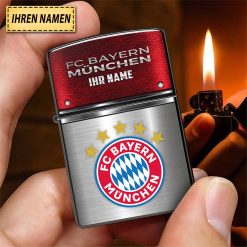 Bayern München Individueller Name Neues Design Zippo-Feuerzeug