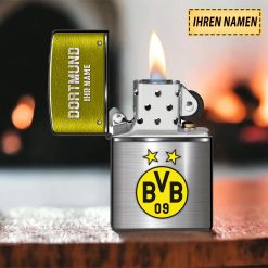 Borussia Dortmund Individueller Name Neues Design Zippo-Feuerzeug