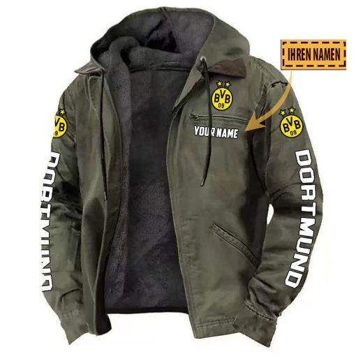 Borussia Dortmund Individueller Name Neue Version Kapuzenjacke Borussia Dortmund Individueller Name Neue Version Kapuzenjacke