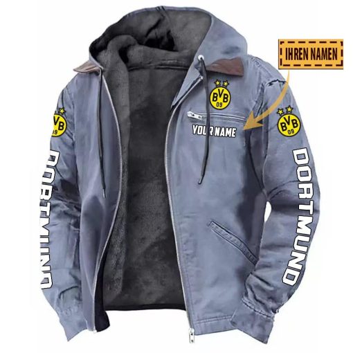 Borussia Dortmund Individueller Name Neue Version Kapuzenjacke Borussia Dortmund Individueller Name Neue Version Kapuzenjacke