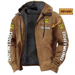 Borussia Dortmund Individueller Name Neue Version Kapuzenjacke
