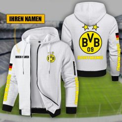 Borussia Dortmund Individueller Name Sportlicher Stil Sport-Hoodie