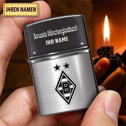 Borussia Mönchengladbach Individueller Name Neues Design Zippo-Feuerzeug