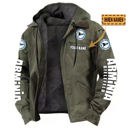 DSC Arminia Bielefeld Individueller Name Neue Version Kapuzenjacke DSC Arminia Bielefeld Individueller Name Neue Version Kapuzenjacke