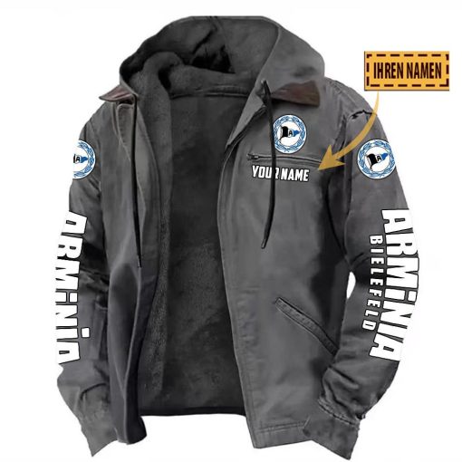 DSC Arminia Bielefeld Individueller Name Neue Version Kapuzenjacke DSC Arminia Bielefeld Individueller Name Neue Version Kapuzenjacke