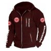 Eintracht Frankfurt Neue Version Zip-Up-Jacke