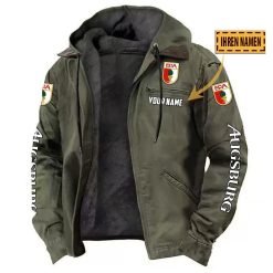 FC Augsburg Individueller Name Neue Version Kapuzenjacke