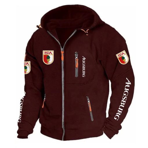 FC Augsburg Neue Version Zip-Up-Jacke